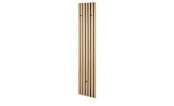 Garderobenpaneel Caluma | Eiche Artisan (Nachbildung), Schwarz, 25 cm