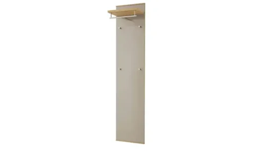 Garderobenpaneel Longo | Eiche bianco, Taupe | Höffner
