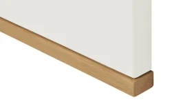 Garderobenpaneel Longo | Eiche bianco, Weiß | Höffner