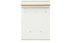 Garderobenpaneel Longo | Eiche bianco, Weiß | Höffner