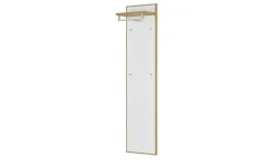 Garderobenpaneel Tiba | 183 cm, Weiß, Eiche bianco