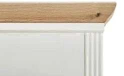 Garderobenpaneel Varese | Pinie (Nachbildung), Weiß, Asteiche (Nachbildung)