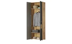 Garderobenschrank Cortina | Schwarz, matt | Höffner