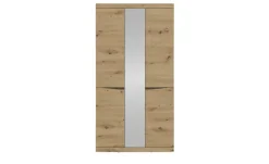 Garderobenschrank Turino Neo | Asteiche (Nachbildung), Anthrazit