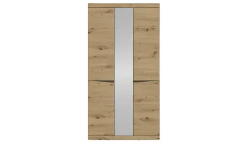Garderobenschrank Turino Neo | Asteiche (Nachbildung), Anthrazit