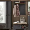 Garderobenschrank Varese | Graphit, matt, Asteiche (Nachbildung)