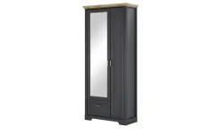 Garderobenschrank Varese | Graphit, matt, Asteiche (Nachbildung)