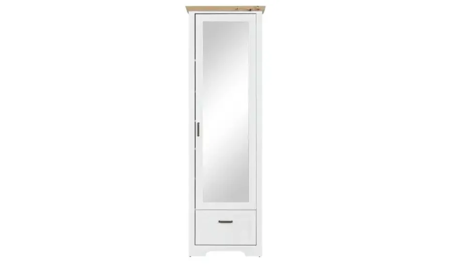 Garderobenschrank Varese | Pinie (Nachbildung), Weiß, Asteiche (Nachbildung)