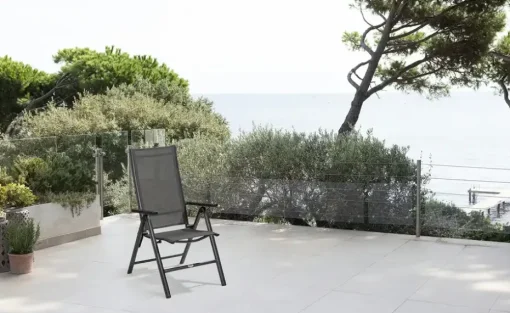 Gartenklappsessel Solitaire | Anthrazit, Eisengrau