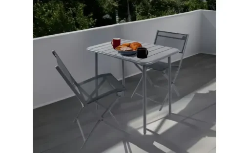 Gartenstuhl 2er-Set | Schwarz, Schwarz | Möbel Höffner