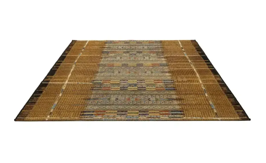 Gino Falcone In-und Outdoor-Teppich Aurora | Goldfarben, 60x100 cm