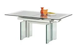 Glas-Couchtisch  ausziehbar und höhenverstellbar Villingen