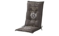 GO-DE Gartenmöbel-Auflage High Tea Stone | Hochlehnerauflage, Steingrau
