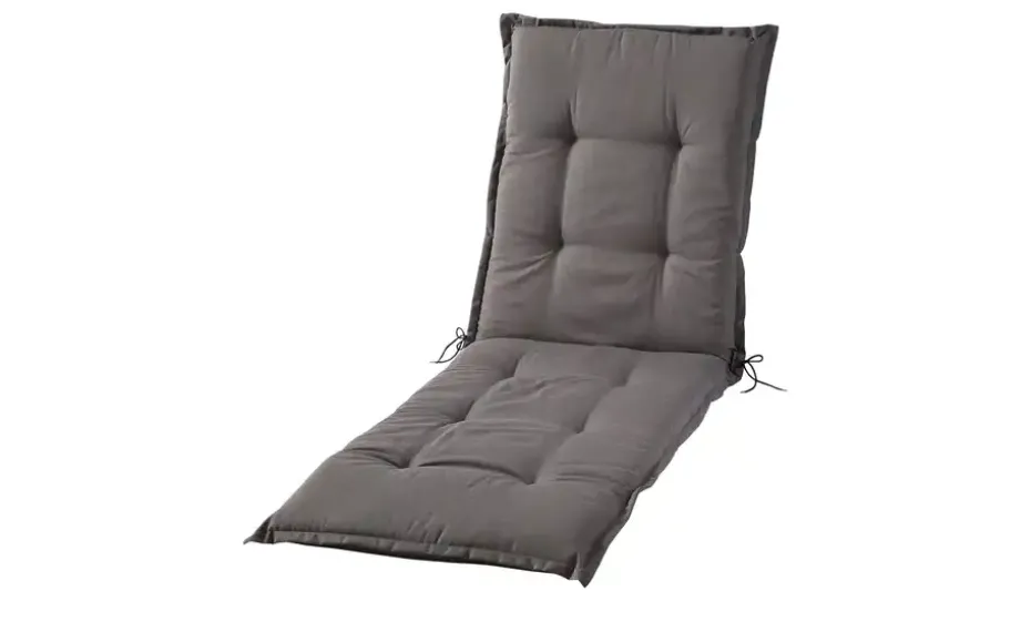 GO-DE Gartenmöbel-Auflage High Tea Stone | Liegenauflage, Steingrau