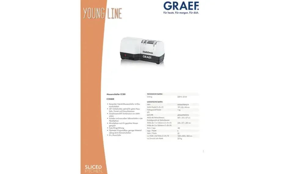 GRAEF Hybrid Messerschärfer CC80 DE | Möbel Höffner