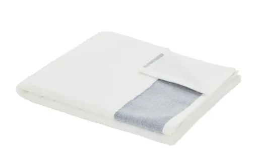 Gray & Jones Duschtuch | Weiß, Blau | Möbel Höffner