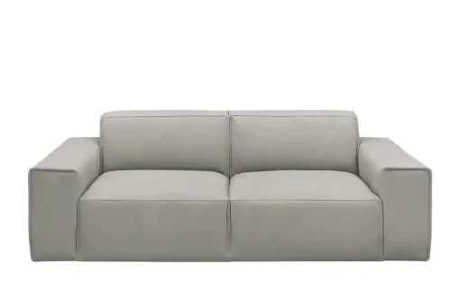 Gray & Jones Einzelsofa im Trendstoff Baltic Breeze | Silbergrau, 2