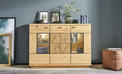 Gray & Jones Highboard  mit Beleuchtung Black Coast Two