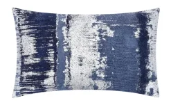 Gray & Jones Kissen Tierra Fuego | Blau, silberfarben
