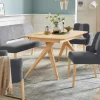 Gray & Jones Polsterbank mit Bezugskombi Ansgar | Buche, lackiert, Anthrazit