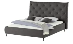 Gray & Jones Polsterbettgestell Tierra Fuego | Schwarz, 140 cm