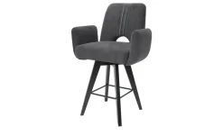 Gray & Jones Tresensessel Black Coast One | Anthrazit, Armlehne, Drehfunktion