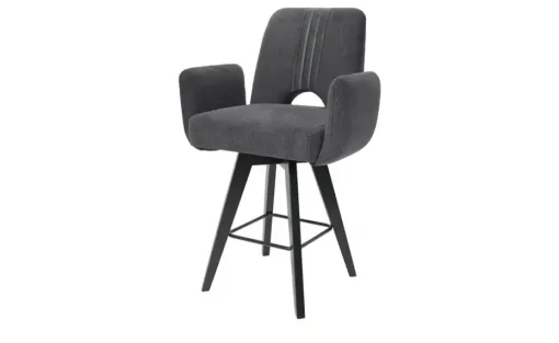 Gray & Jones Tresensessel Black Coast One | Anthrazit, Armlehne, Drehfunktion