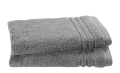 Gästetuch (30 x 50cm), 2er-Set Anthrazit Soft Cotton