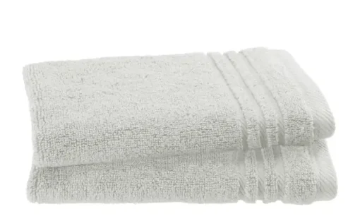 Gästetuch (30 x 50cm), 2er-Set Hellgrau Soft Cotton
