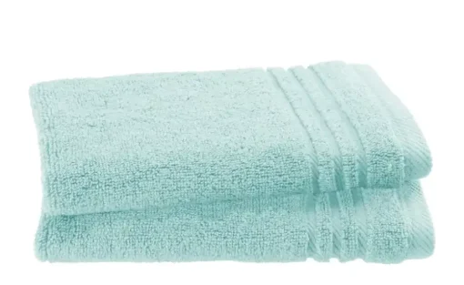 Gästetuch (30 x 50cm), 2er-Set Türkis Soft Cotton