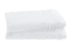 Gästetuch (30 x 50cm), 2er-Set Weiß Soft Cotton