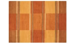 Handgeknüpfter Naturteppich Sensation Silk Soya | 70x140 cm, Orange