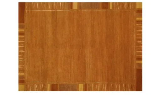 Handgeknüpfter Naturteppich Sensation Silk Rekhi | 90x160 cm, Orange