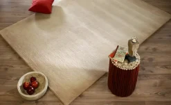 Handgeknüpfter Naturteppich Vinciano Tami | 70x140 cm, Beige