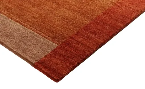 Handgeknüpfter Naturteppich Sensation Silk Lakir | 70x140 cm, Orange