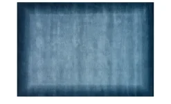 Handgeknüpfter Naturteppich Vinciano Tami | 70x140 cm, Blau