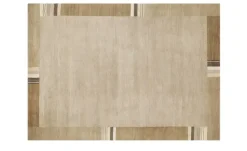 Handgeknüpfter Naturteppich Sensation Silk Lakir | 70x140 cm, Cappuccino