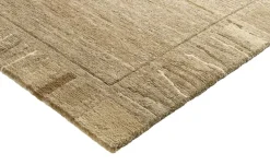 Handgeknüpfter Naturteppich Sensation Silk Rekhi | 90x160 cm, Beige