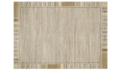 Handgeknüpfter Naturteppich Sensation Silk Rekhi | 90x160 cm, Beige