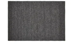 Handgewebter Naturteppich Ruhpolding | Dunkelgrau, 130x190 cm