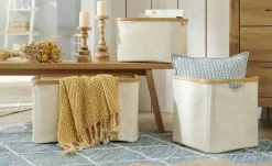 Handgewebter Naturteppich Pantin | Braun, 170x240 cm