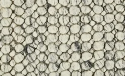Handgewebter Naturteppich Ruhpolding | Hellgrau, 130x190 cm