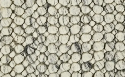 Handgewebter Naturteppich Ruhpolding | Hellgrau, 130x190 cm