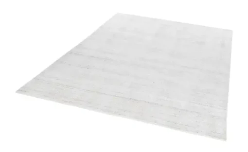 handgewebter Teppich Mysen | Hellgrau, 90x160 cm