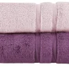 Handtuch (50 x 100cm), 2er-Set Altrosa-Beere Kuschel Wuschel