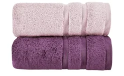 Handtuch (50 x 100cm), 2er-Set Altrosa-Beere Kuschel Wuschel