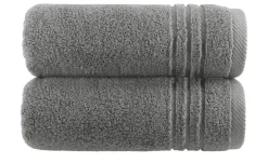 Handtuch (50 x 100cm), 2er-Set Anthrazit Soft Cotton