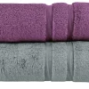 Handtuch (50 x 100cm), 2er-Set Beere-Anthrazit Kuschel Wuschel