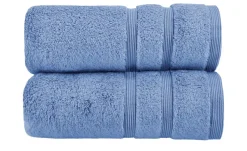 Handtuch (50 x 100cm), 2er-Set Blau Kuschel Wuschel