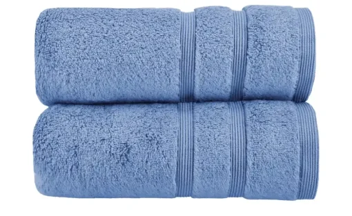 Handtuch (50 x 100cm), 2er-Set Blau Kuschel Wuschel
